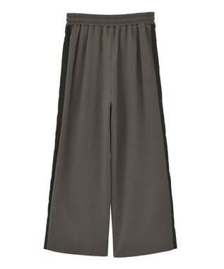 Green Parks あったか裏起毛サイドラインスウェットパンツ Charcoal Gray