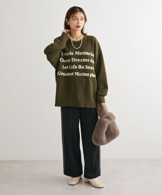 Green Parks あったか裏起毛サイドラインスウェットパンツ Black