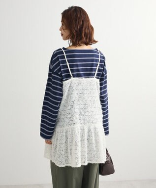 Green Parks レースキャミチュニック White