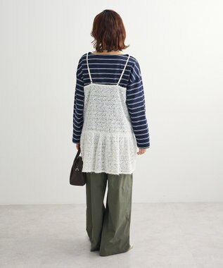 Green Parks レースキャミチュニック White