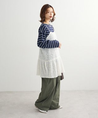 Green Parks レースキャミチュニック White