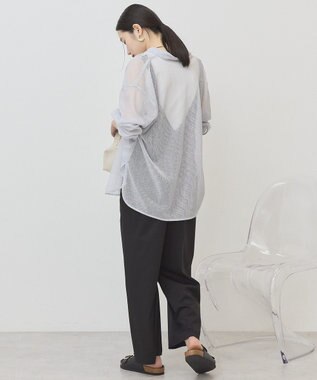 AMERICAN HOLIC メッシュ長袖シャツ Light Gray