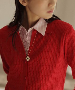 組曲 【Flower Collection】フラワートップ ネックレス ゴールド系