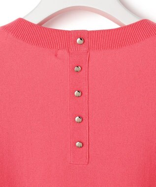 23区 L 【先行予約】ネオコンフォートストレッチ ドルマン ニット コーラル系