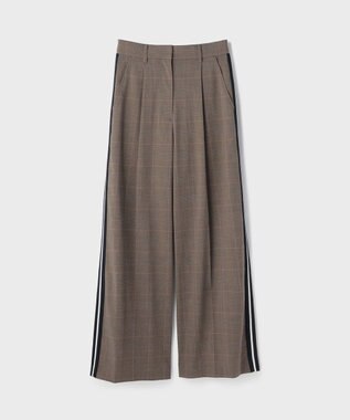 GRACE CONTINENTAL サイドラインパンツ ブラウン