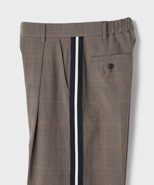 GRACE CONTINENTAL サイドラインパンツ ブラウン