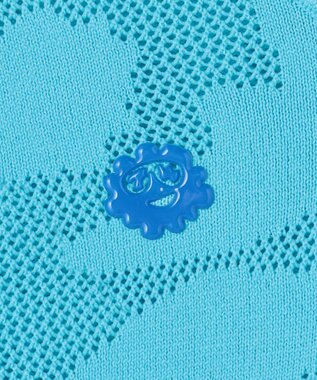 PW CIRCULUS 【MEN】ＤＯＶＥモチーフ ニットモックネック ゴルフ スカイブルー系