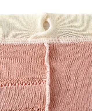 MIKI HOUSE HOT BISCUITS 【70-100cm】 おしりフリル 9分丈ベビースパッツ ピンク