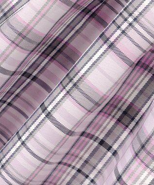 ANY KIDS チェック ジャンパースカート ピンクベージュ