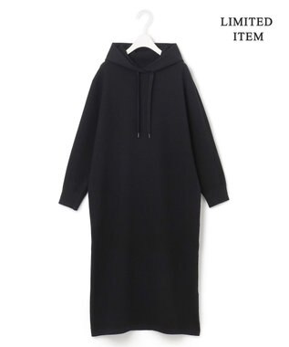 ICB 【WEB限定・洗える】 ヴィスコースポリエステルスムース ワンピース ブラック系