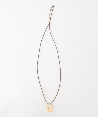 J.PRESS LADIES コード ワントップ ネックレス ゴールド×ブラウン系