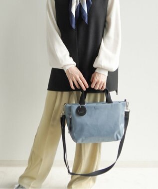 ACE BAGS & LUGGAGE Kanana project COLLECTION DYL サリール シャンブレー ショルダーバッグ 2WAY 35911 カナナプロジェクト コレクション ネイビー