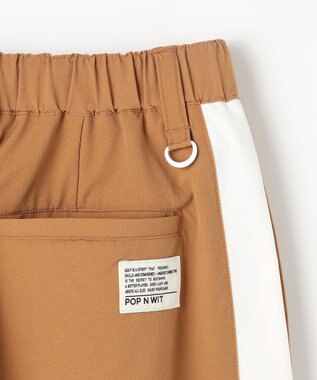 PW CIRCULUS 【WOMEN】サイドラインストレートワイドパンツ ゴルフウェア レディース ベージュ系