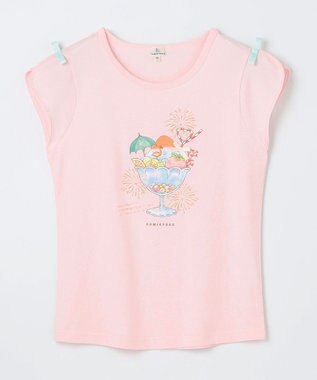 組曲 KIDS 【150-160㎝】OMATSURI Tシャツ サックスブルー系