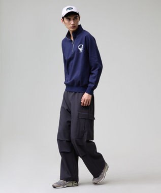 J.PRESS MEN 【J.PRESS ORIGINALS】【UNISEX】Polyester Aero Twill Easy Cargo Pants ネイビー系