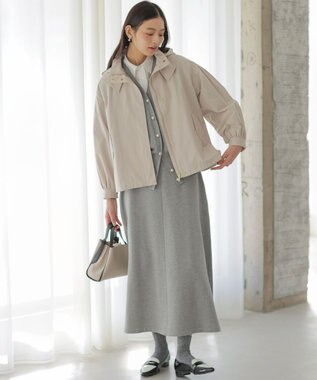 組曲 L 【先行予約】2WAYライトマウンテンパーカー アイボリーベージュ系