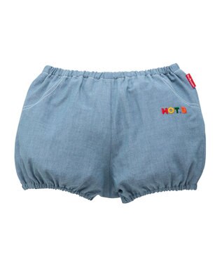 MIKI HOUSE HOT BISCUITS 【70-90cm】ダンガリー素材 ブルマ ベージュ