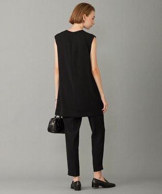 ICB 【WEB限定カラーあり・洗える】 ライトダブルクロス べスト ブラック系