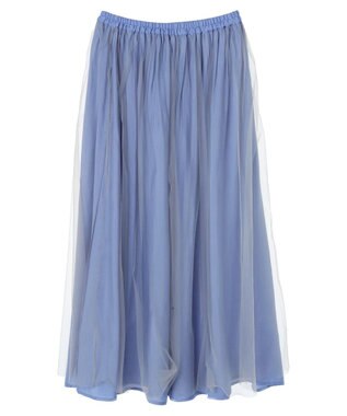 Green Parks ２ｗａｙ　リバーシブルシャイニーチュールスカート Blue