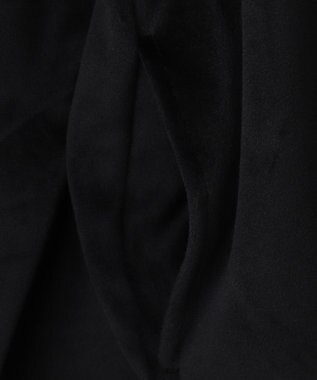 WEGO 【ユニセックス着用ITEM】マイクロシャギーワンポイントハーフZIPプルオーバー ブラック