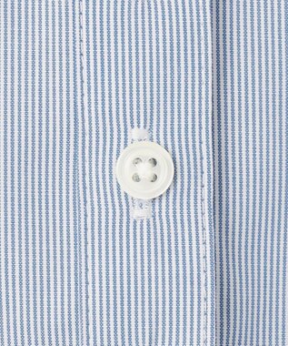 J.PRESS LADIES 【洗える・接触冷感・UVケア】エステネージュストライプ コクーン ブラウス ブルーストライプ系