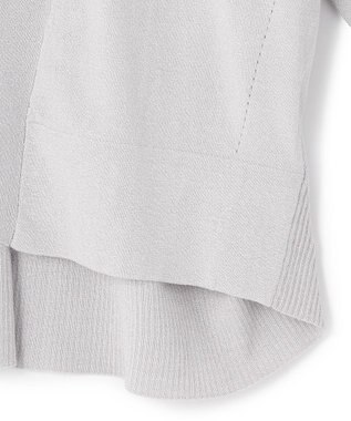 J.PRESS YORK STREET 【WOMEN】シアーカーディガン ライトグレー系