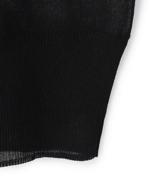 BEIGE， PYRRHOT / シアーコンビ バックスリットプルオーバー Black