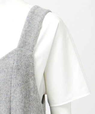 23区 【GOLD LABEL】シャギーウール ワンピース グレー系