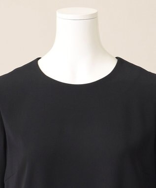 23区 S 【APPLAUDIR】ダブルクロス ドレス ブラック