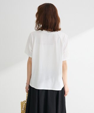 Green Parks ・ＳＵＧＡＲ　ＳＰＯＯＮ　コード刺繍ＴＥＥ Charcoal Gray