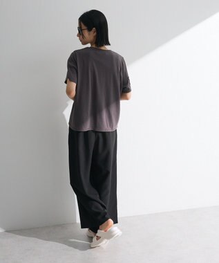 Green Parks ・ＳＵＧＡＲ　ＳＰＯＯＮ　コード刺繍ＴＥＥ Charcoal Gray