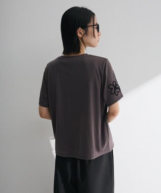 Green Parks ・ＳＵＧＡＲ　ＳＰＯＯＮ　コード刺繍ＴＥＥ Charcoal Gray