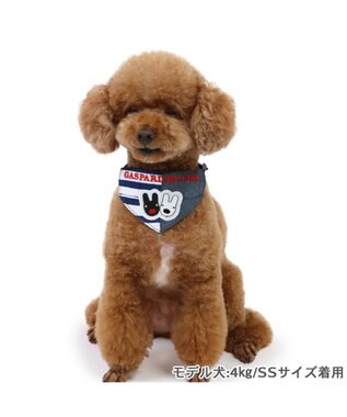 PET PARADISE リサとガスパール バンダナ付き 首輪 ＳＳ バンダナ首輪