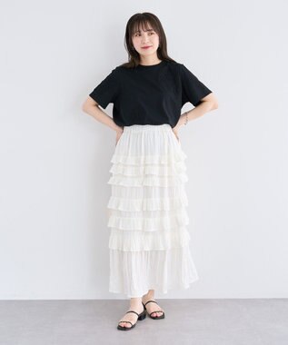 Green Parks ・ＳＵＧＡＲ　ＳＰＯＯＮ　コード刺繍ＴＥＥ Charcoal Gray