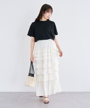 Green Parks ・ＳＵＧＡＲ　ＳＰＯＯＮ　コード刺繍ＴＥＥ Charcoal Gray