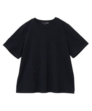 Green Parks ・ＳＵＧＡＲ　ＳＰＯＯＮ　コード刺繍ＴＥＥ Charcoal Gray