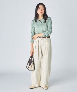 OP／FILA 【Ocean Pacific】スナップボタンカーディガン カーキ