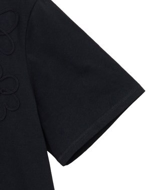 Green Parks ・ＳＵＧＡＲ　ＳＰＯＯＮ　コード刺繍ＴＥＥ Charcoal Gray