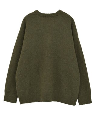 Green Parks ブークレロゴニットチュニック Khaki