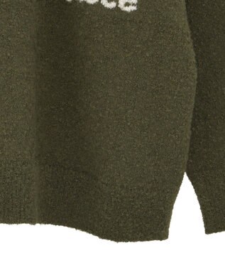 Green Parks ブークレロゴニットチュニック Khaki