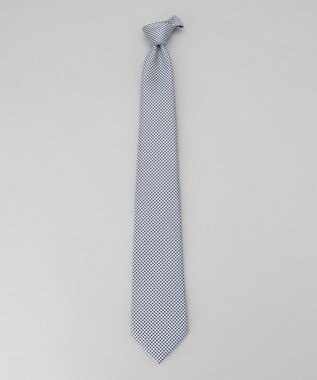 GOTAIRIKU 【日本製】シルク ネクタイ_格子柄 サックスブルー系8