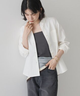 AMERICAN HOLIC オックスベーシックシャツ オフホワイト