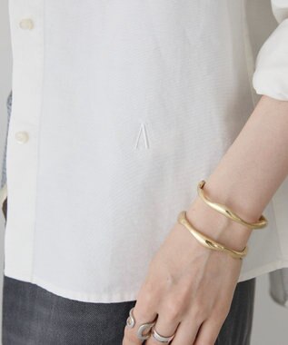 AMERICAN HOLIC オックスベーシックシャツ オフホワイト