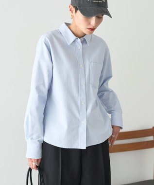 AMERICAN HOLIC オックスベーシックシャツ サックスブルー