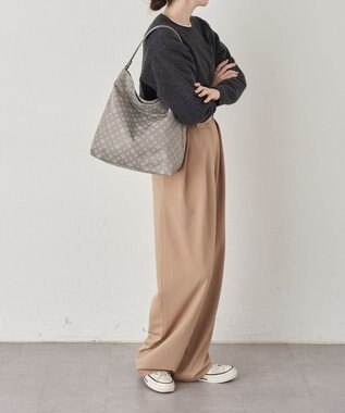 russet ナイロンジャガード2WAYショルダーバッグ(CE-1622) N.Gray