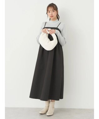 earth music&ecology バックオープンキャミワンピース Black