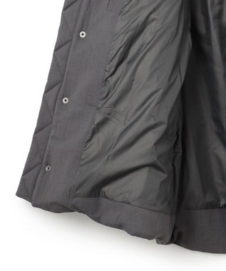 JOSEPH HOMME 【WEB・一部店舗限定  】テックウーステットツイル 　パテッドコート ライトグレー系