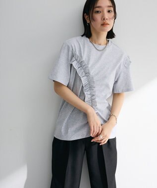 Green Parks ・Ｐｅｔｉｔ　Ｆｌｅｕｒ　アシンメトリーフリルＴＥＥ