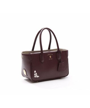 A.D.M.J. 【牛革】　スワロ付きミニトート(Dカン＋) BORDEAUX
