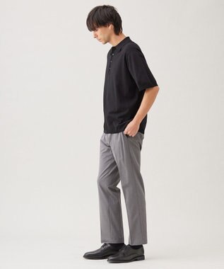 UNFILO MENS スゴ機能美 ニット ポロシャツ【ギフトにもおすすめ】 ブラック